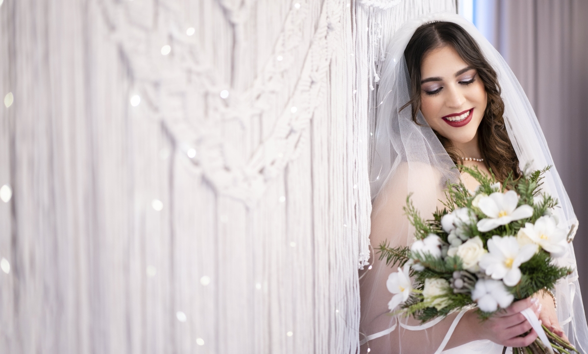 Karácsonyi esküvő smink