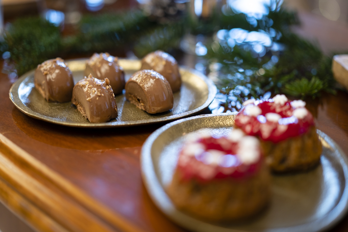 Esküvői desszertasztal