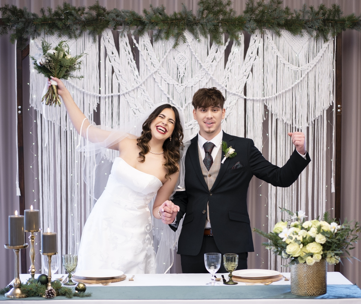 Karácsonyi esküvő Normafa rendezvényház Pintér Andrea szertartásvezető