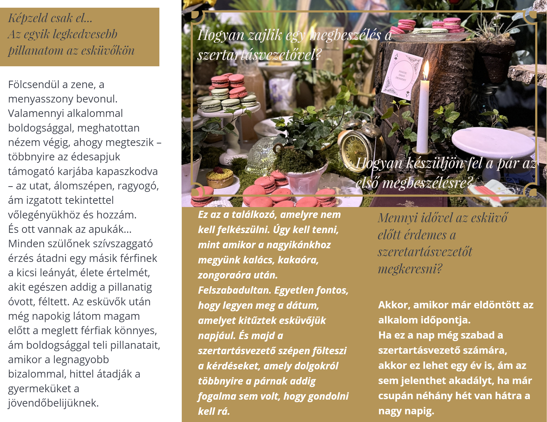 Pintér Andrea szertartásvezető