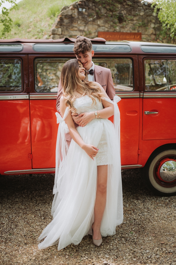 VW kisbusz esküvőre