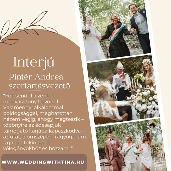 Pintér Andrea szertartásvezető