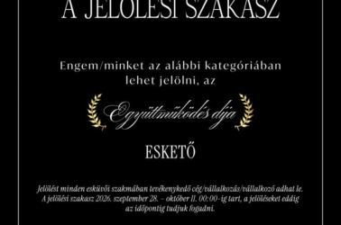 Pintér Andrea szertartásvezető Hungarian Wedding Award